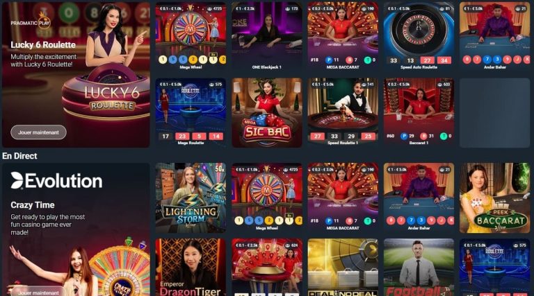 Bitsler Casino jeux live