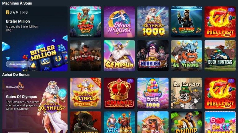 Bitsler Casino machines à sous